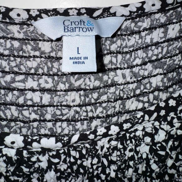 Croft&Barrow SizeL Floral Dress Bundle 3 👗’s, Pockets Stretchy Smocked Bodice - Picture 3 of 14